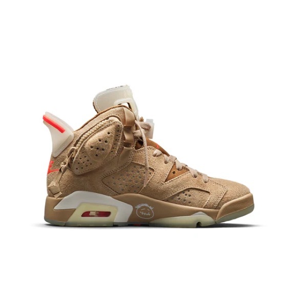 Air Jordan 6 Retro x Travis Scott 'British Khaki' DH0690-200 - Picture 2 of 10